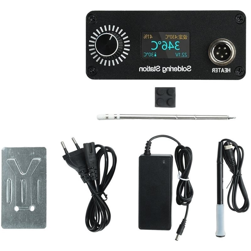 Digital Soldering Station T12 - 【A56X】T12 Stasiun Penyolderan Digital Mini Portabel