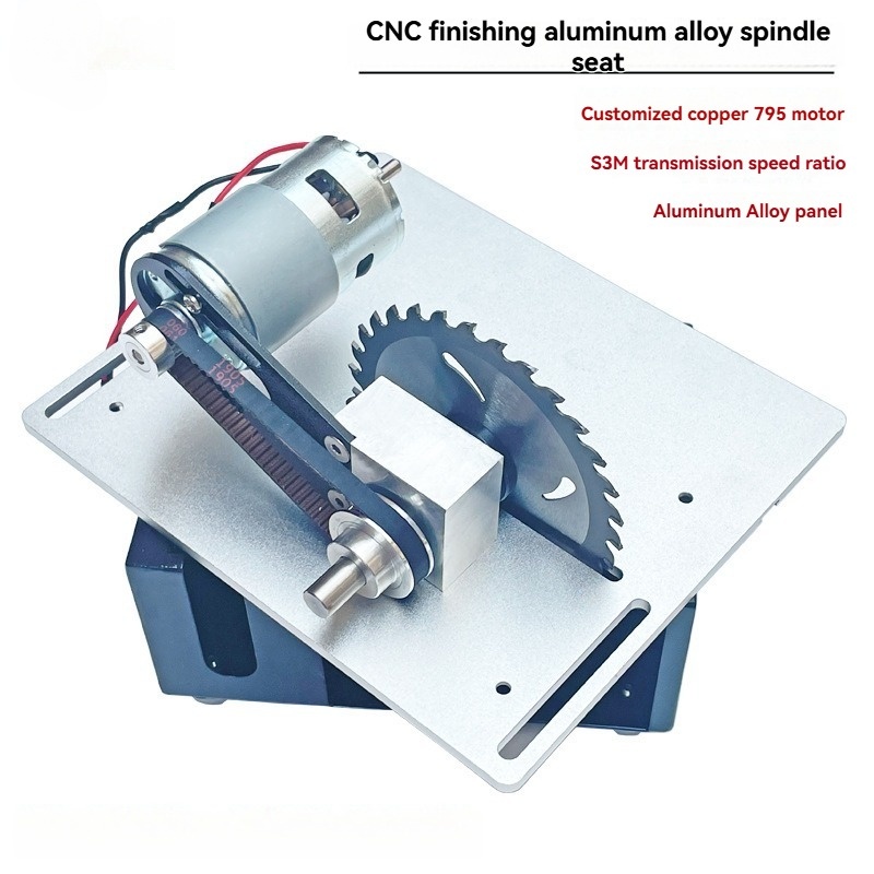 Mini Table Saw For Woodworking - Mesin Gergaji Meja Mini 120W Multifungsi