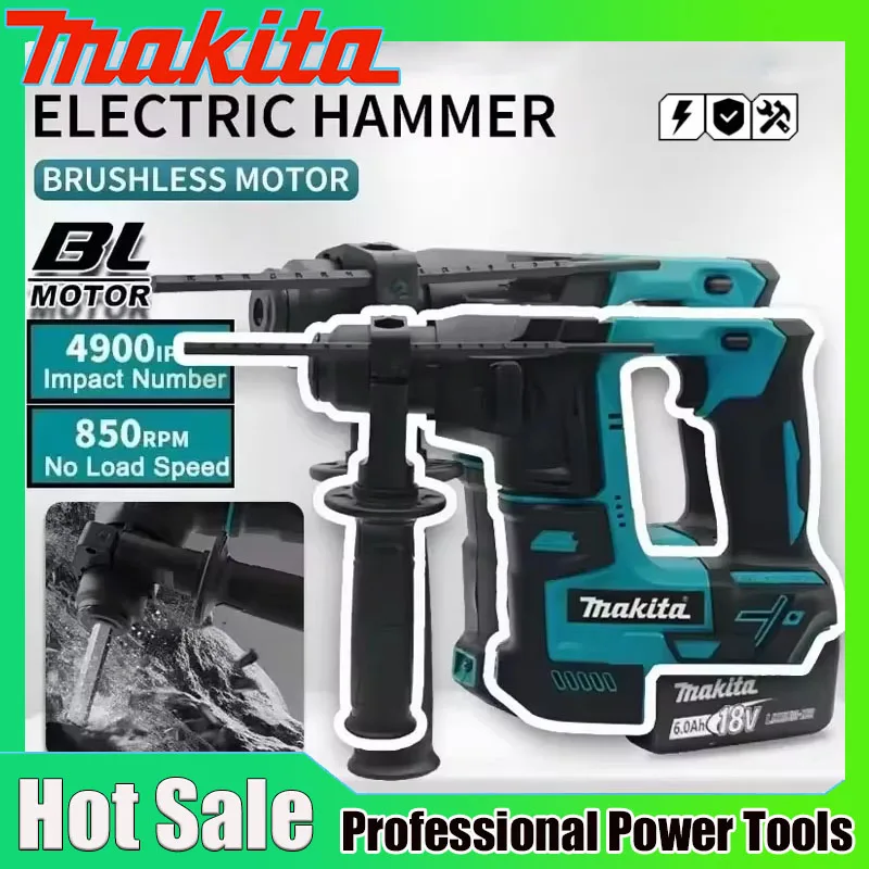 Brushless Cordless Electric Drill 18V - Makita Brushless Hammer Cordless Electric Hammer