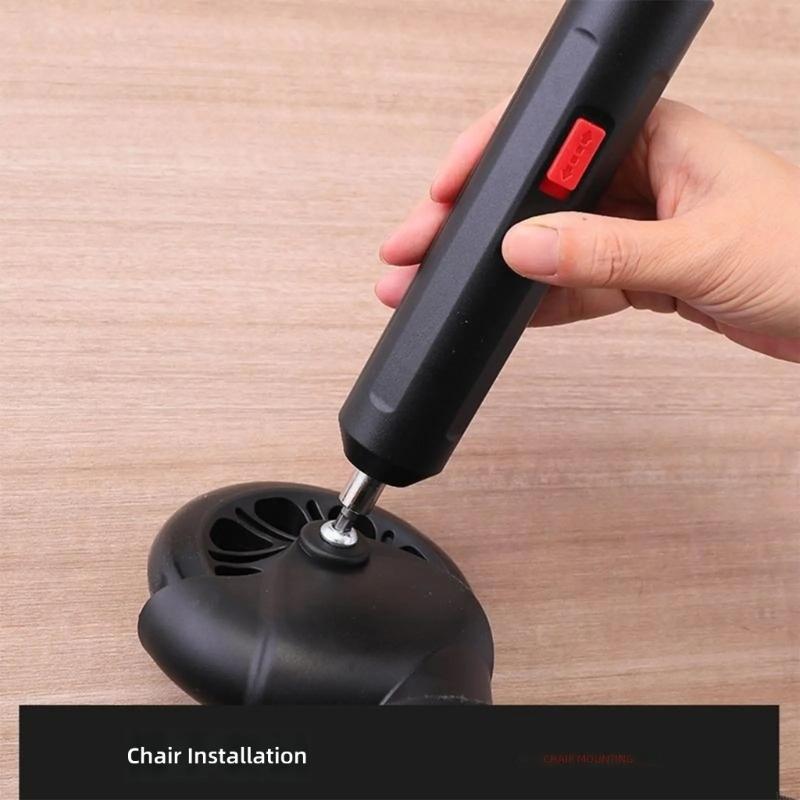 Electric Screwdriver Rechargeable Usb - Obeng Listrik dengan Lampu Kerja LED