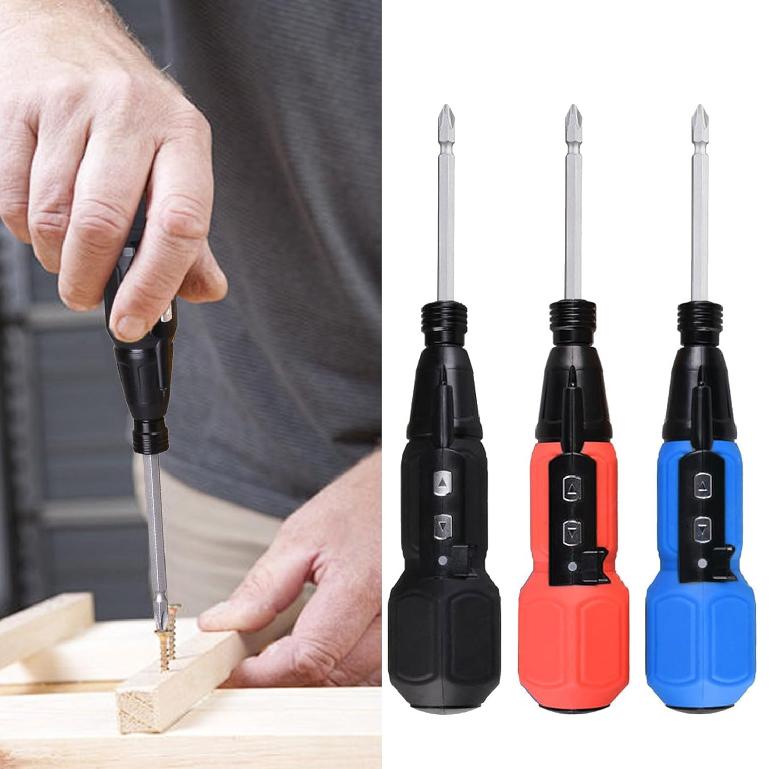 Electric Screwdriver Rechargeable Usb - Obeng Listrik Isi Ulang Tanpa Kabel,