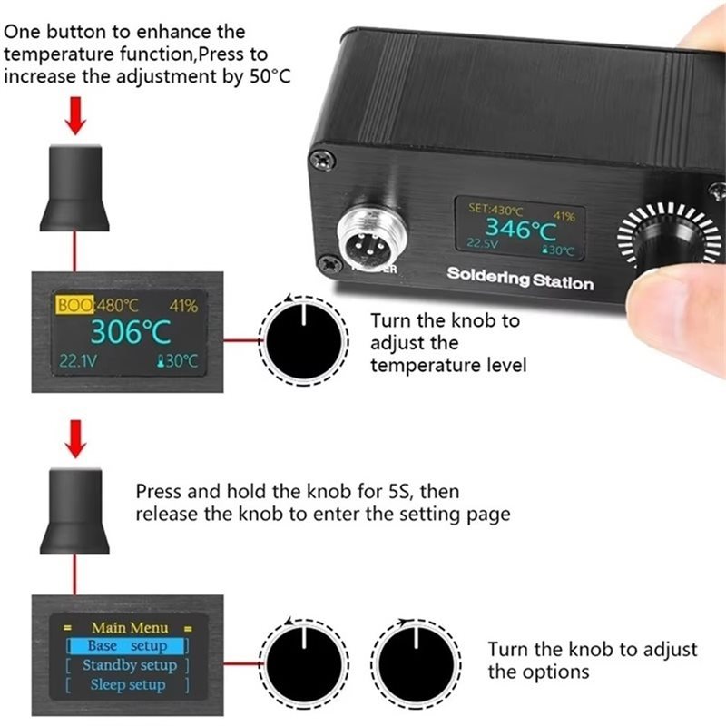 【A56X】T12 Stasiun Penyolderan  - Digital Soldering Station T12 ulasan dan harga