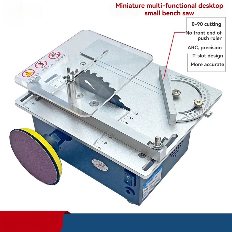 Mesin Gergaji Meja Mini 120W M - Mini Table Saw For Woodworking ulasan dan harga