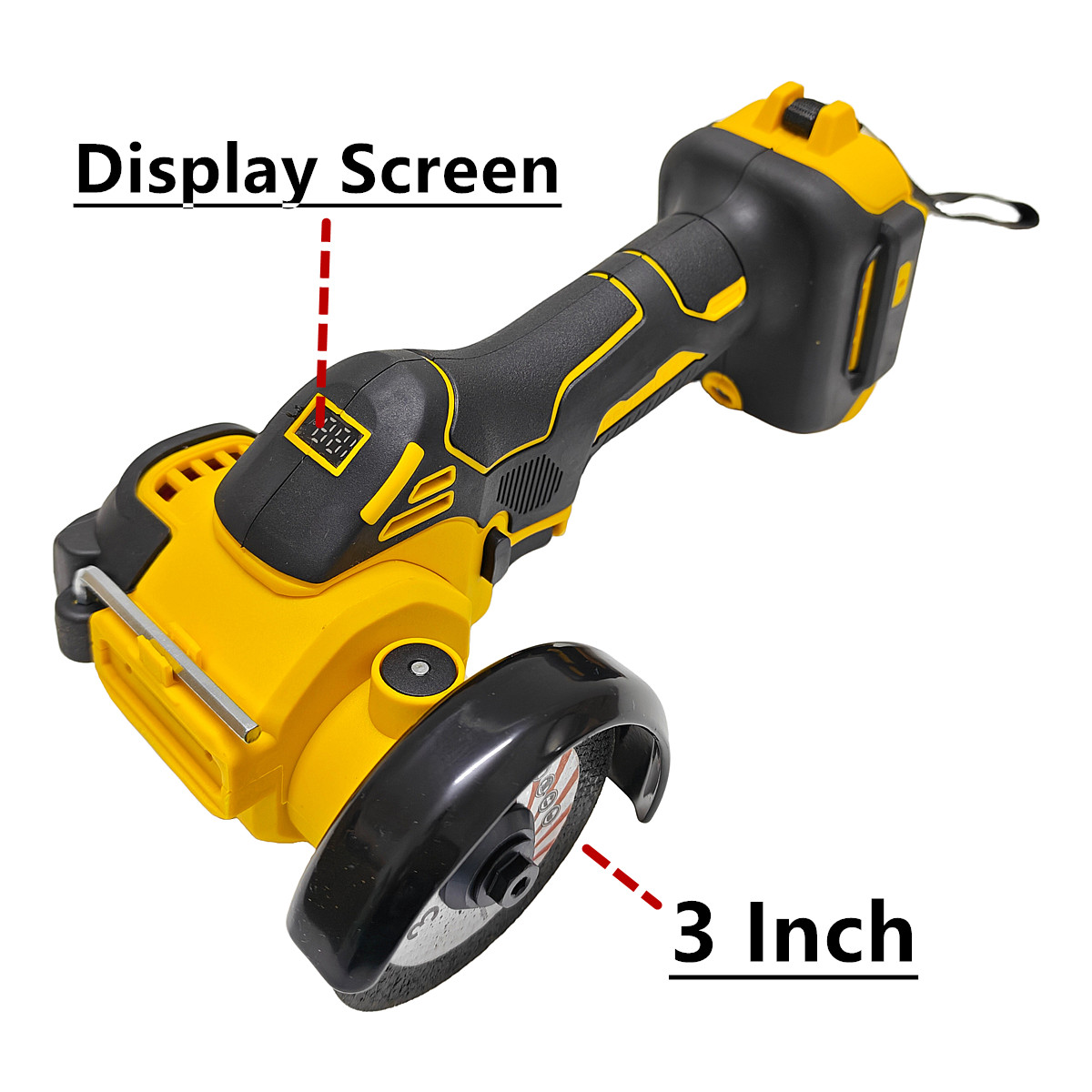 Gerinda Sudut Tanpa Sikat 3 In - Brushless Angle Grinder Battery Powered ulasan dan harga