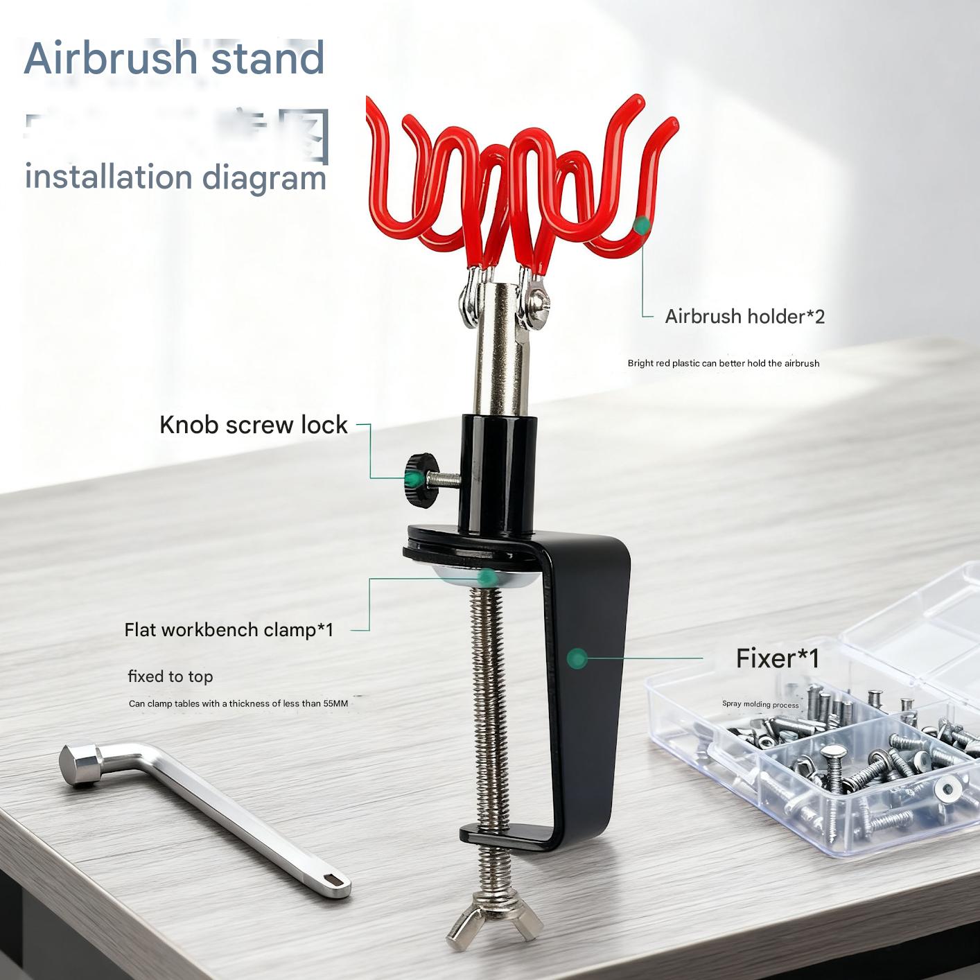 Kit Penyangga Airbrush Gravita - Airbrush Kit With Mini Compressor ulasan dan harga