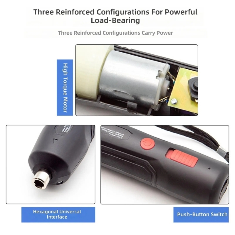 Obeng Listrik dengan Lampu Ker - Electric Screwdriver Rechargeable Usb ulasan dan harga