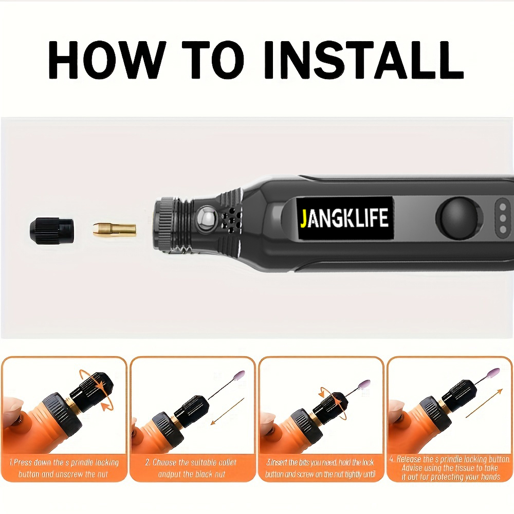 Kit peralatan putar nirkabel U - Cordless Rotary Tool Kit Accessories ulasan dan harga