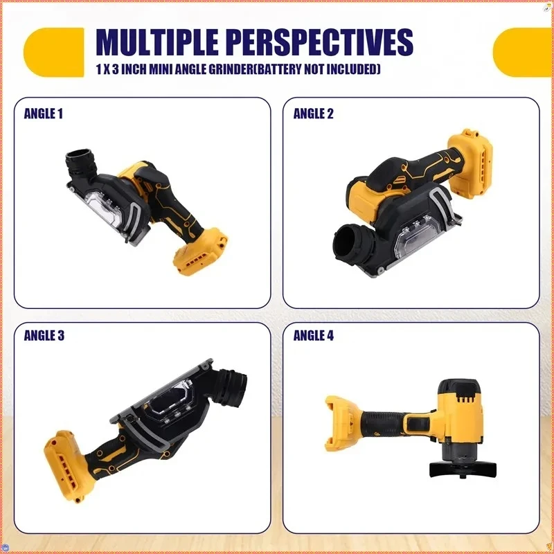 Mesin Pemotong Gergaji Melingk - Brushless Angle Grinder Battery Powered ulasan dan harga